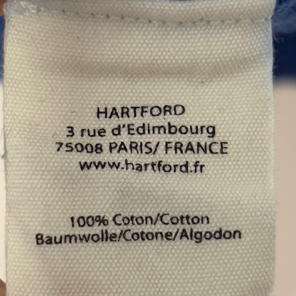 Hartford Cotton Blue Ombré Crew Neck Knit Sweater Size FR3 US8 ($245) - Picture 5 of 5